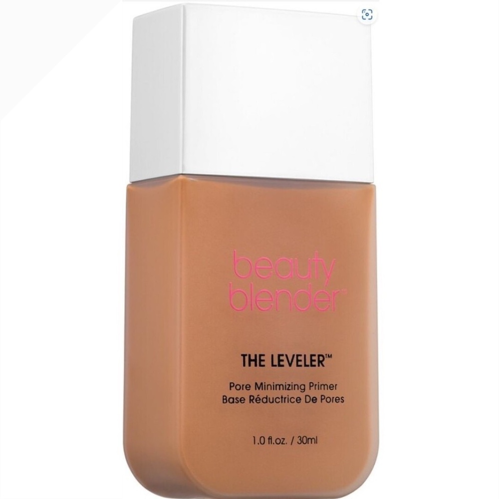 NIB BeautyBlender Primer Foundation THE LEVELER™ Tan-Deep Pore Minimizing 1.0 Oz